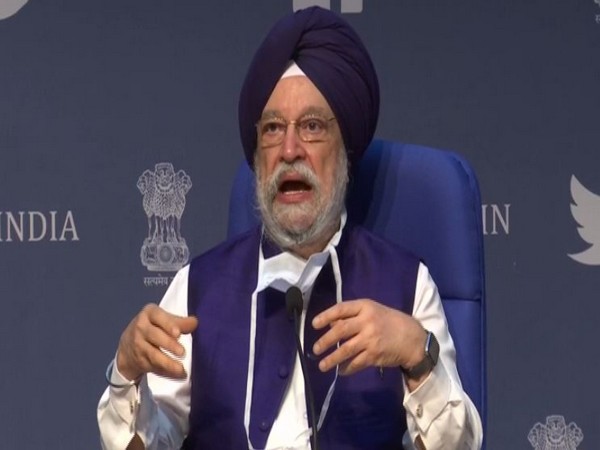 Union Civil Aviation Minister Hardeep Singh Puri during press conference in New Delhi on Saturday. Photo/ANI