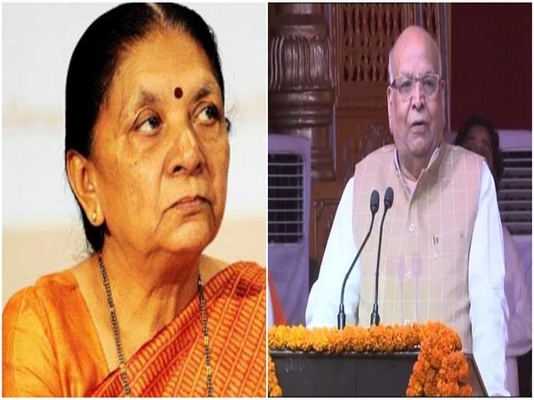 Anandiben Patel (L) Lalji Tandon (R)