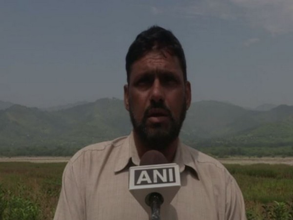 Mohammad Qasim, a local of Poonch district, speaking to ANI on Saturday. Photo/ANI