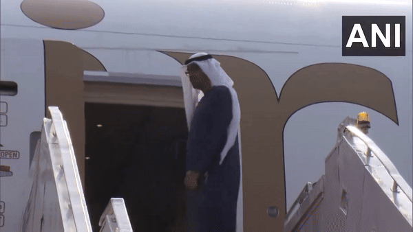 UAE President Mohammed bin Zayed Al Nahyan. (Visual: ANI)