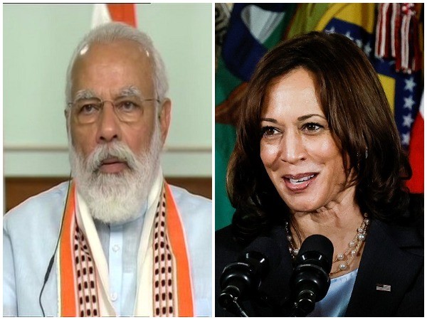 Prime Minister Narendra Modi and US Vice President Kamala Harris.