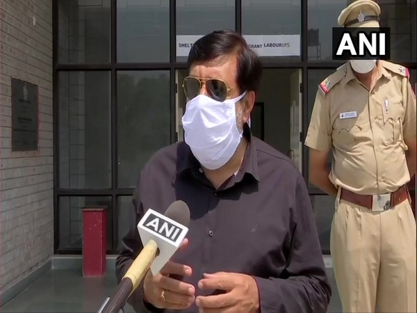 Rajiv Tiwari, Nodal Officer for migrant workers, Chandigarh. Photo/ ANI