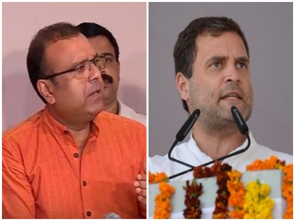 BDJS's chief Thushar Vellappally (left) and Congress president Rahul Gandhi (right)