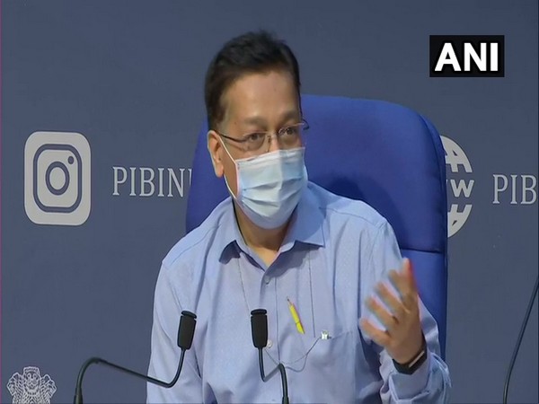 Rajesh Bhushan, Union Health Secretary during press conference on Thursday. (ANI)