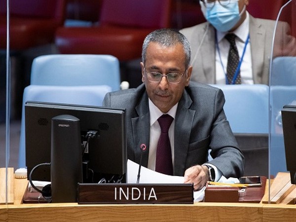 R. Ravindra, the Deputy Permanent Representative & Political Coordinator on the UNSC briefing on UN Mission in Somalia.