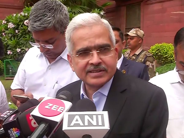 RBI Governor Shaktikanta Das in New Delhi on Tuesday (Photo: ANI)
