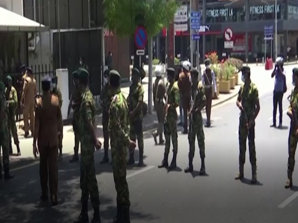 Security Personnel deployed in Colombo to counter protests (Photo/ANI)