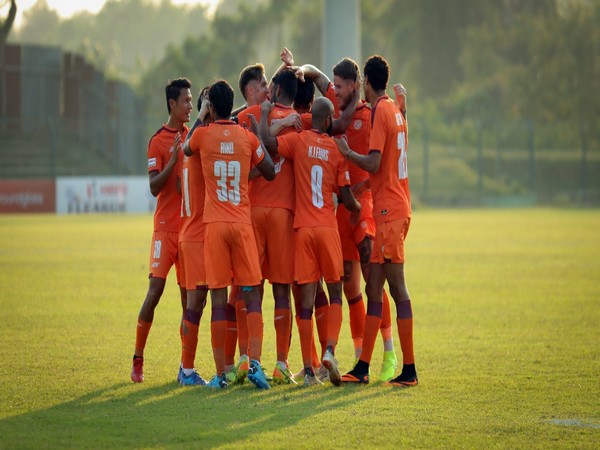 RoundGlass Punjab FC during practice session (Image: AIFF Media)
