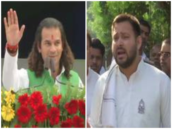 RJD leaders Tej Pratap Yadav (left) and Tejashwi Yadav