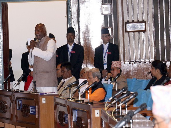 RJP-N leader Mahendra Raya Yadav speaking addressing the Nepali Parliament