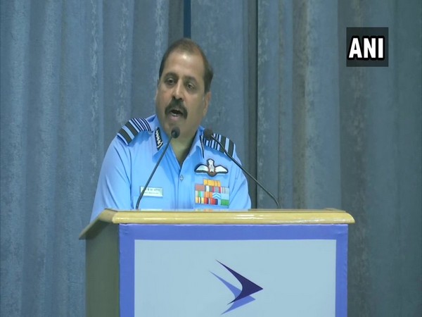Indian Air Force Chief RKS Bhadauria at the Centre for Air Power Studies on Friday.