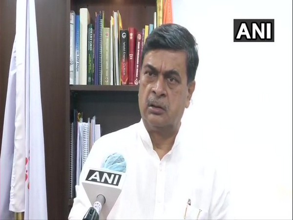 Union Minister RK Singh speaking to ANI in New Delhi on Wednesday. Photo/ANI