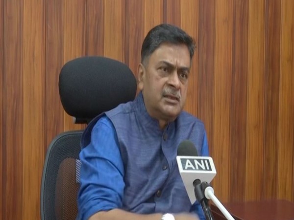 Union Minister RK Singh talking to ANI in New Delhi on Sunday. Photo/ANI
