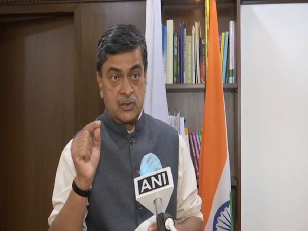 Union Power Minister RK Singh speaking to ANI in New Delhi on Friday. [Photo/ANI]