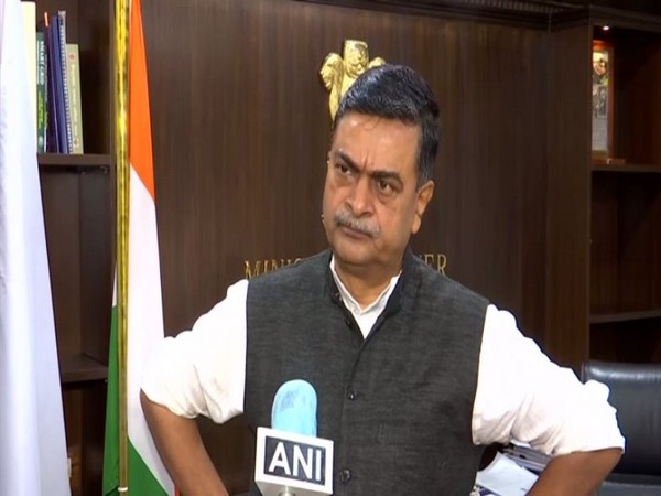 Union Power Minister RK Singh speaking to ANI in New Delhi on Thursday. [Photo/ANI]