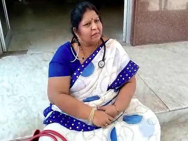 Andhra Pradesh: RMO on fast unto death after alleging of being sacked from post. Photo/ANI