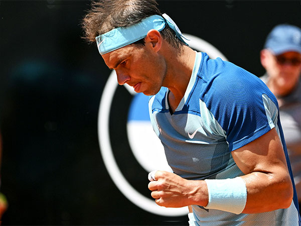 Rafael Nadal after beating John Isner in Rome (Image: Internazionali Bnl Twitter)