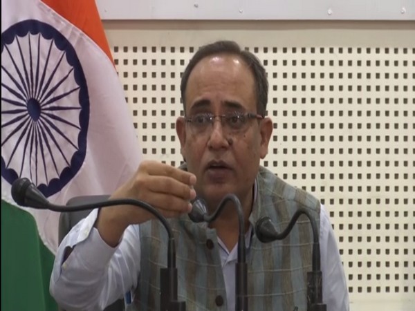 ohit Kansal, Jammu and Kashmir Principal Secretary of Power and Information during a press conference on Tuesday. (Photo/ANI)