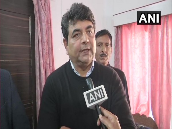 Congress' Jharkhand in-charge RPN Singh speaking to ANI in Ranchi on Monday.