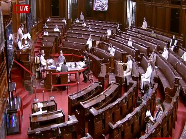 Visual from the Rajya Sabha