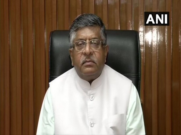 Union Minister Ravi Shankar Prasad. (Photo/ANI)