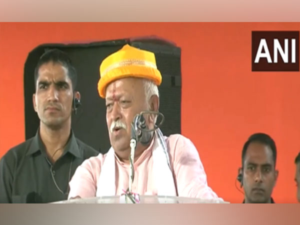Rashtriya Swayamsevak Sangh (RSS) chief Mohan Bhagwat (Photo/ANI)