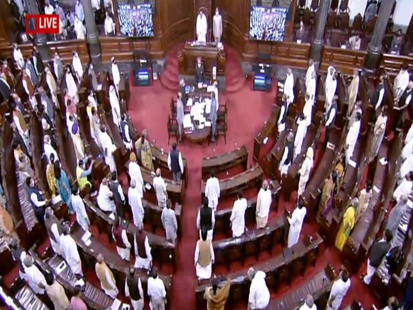 Visual from Rajya Sabha