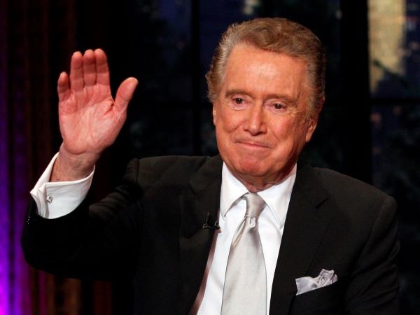 The iconic television personality Regis Philbin.
