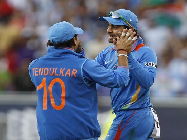 Sachin Tendulkar and Virat Kohli 