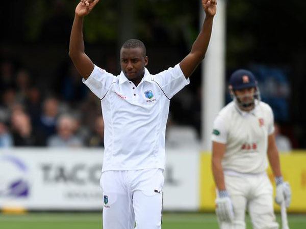 West Indies pacer Miguel Cummins 