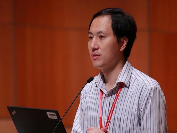 Scientist He Jiankui attending the International Summit on Human Genome Editing at the University of Hong Kong last year.