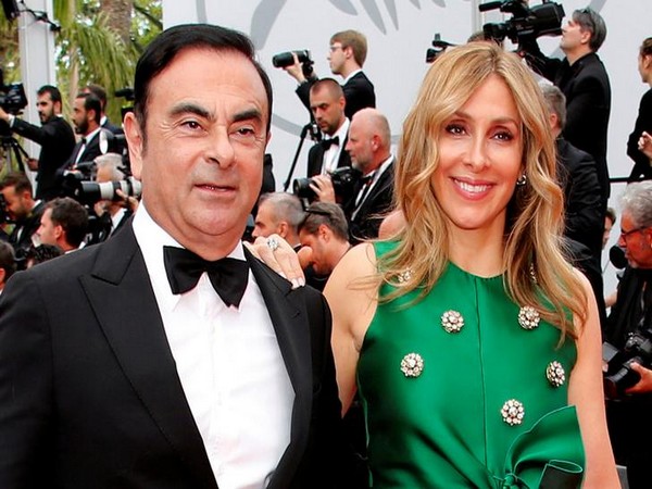 Carlos Ghosn with his wife Carole 