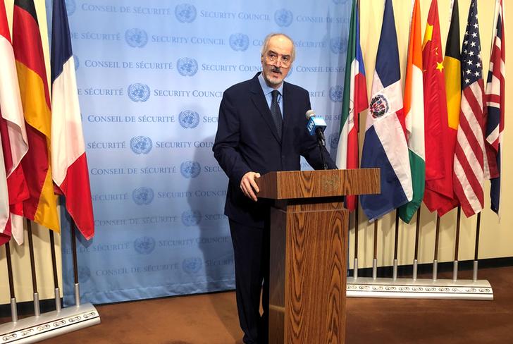 Syrian Ambassador to UN Bashar Jaafari (file photo)