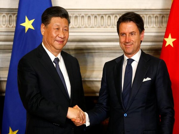 Italian Prime Minister Giuseppe Conte and Chinese President Xi Jinping