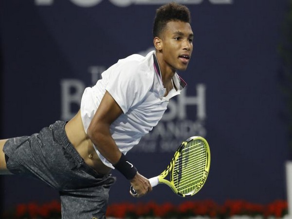 Canadian tennis player Felix Auger-Aliassime