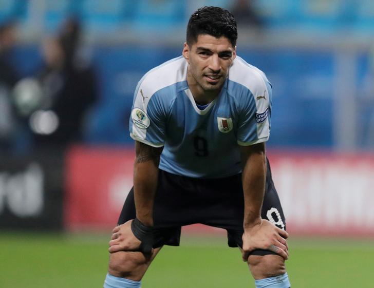 Uruguay player Luis Suarez 
