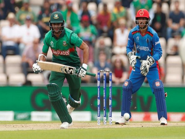 Bangladesh all-rounder Shakib Al Hasan in action against Afghanistan