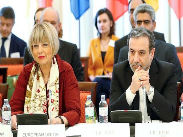 Iran's top nuclear negotiator Abbas Araqchi and Secretary General of the European External Action Service (EEAS) in Vienna on Friday