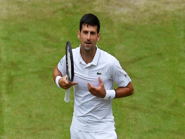 Serbian tennis player Novak Djokovic 