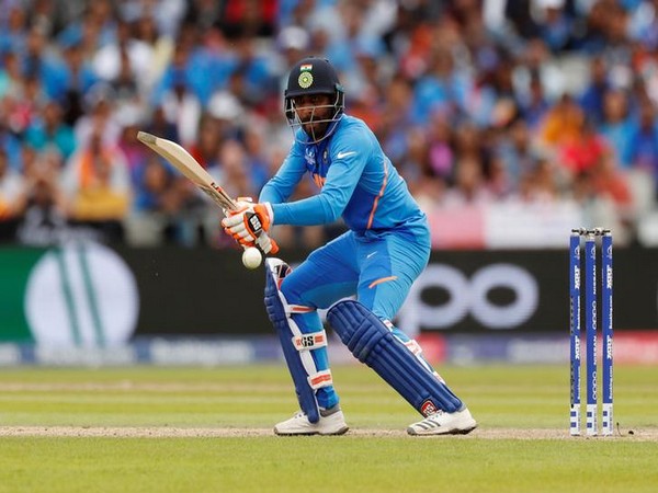 All-rounder Ravindra Jadeja in action against New Zealand