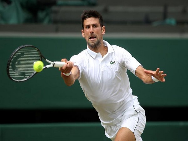 Serbian tennis player Novak Djokovic 