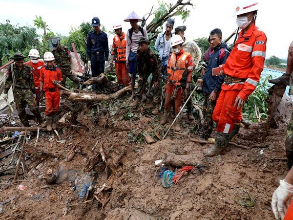 The landslide took place on Friday and rescue operations are still underway