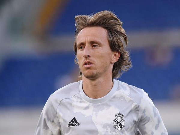 Real Madrid's Luka Modric 