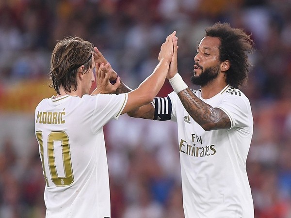 Luka Modric and Marcelo (Photo: Reuters)