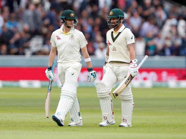 Australia's Steve Smith (left) and Mathew Wade (right) 