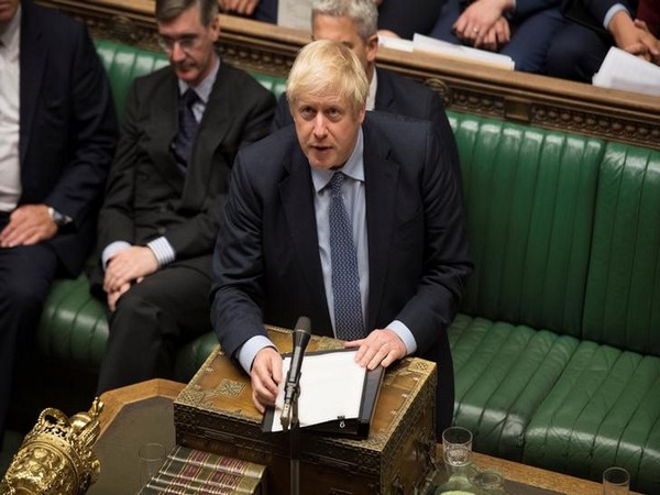 UK Prime Minister Boris Johnson at the House of Commons in London on Wednesday. (Photo Credits: Reuters)