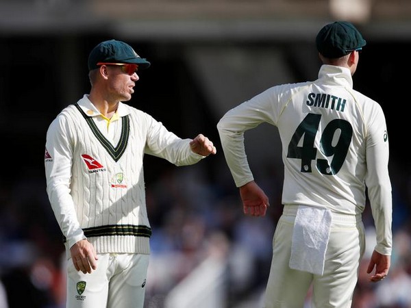 David Warner and Steve Smith during Ashes 2019