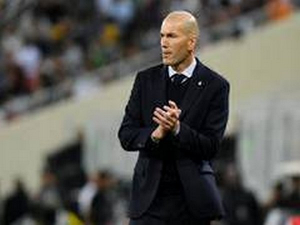 Real Madrid manager Zinedine Zidane. 