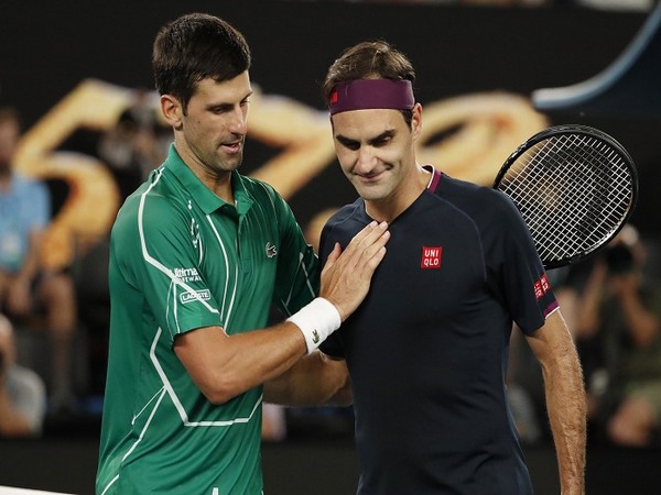 Novak Djokovic and Roger Federer