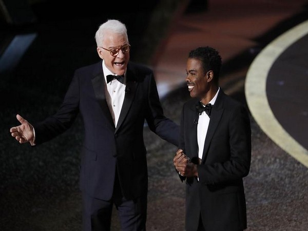 Actors Steve Martin and Chris Rock appear on stage at the 92nd Academy Awards in Los Angeles